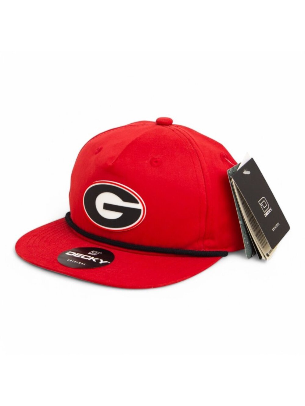 Georgia Bulldogs Power G 3D Classic Rope Hat- Red/ Black